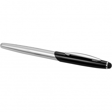 Logotrade promotional giveaway picture of: Geneva stylus ballpoint pen and rollerball pen set