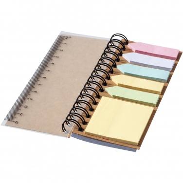 Logotrade promotional giveaways photo of: Spinner spiral notebook with coloured sticky notes