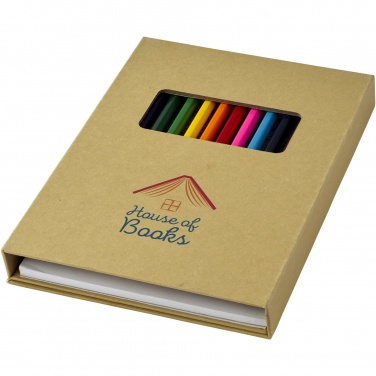Logotrade promotional giveaway picture of: Pablo colouring set with drawing paper