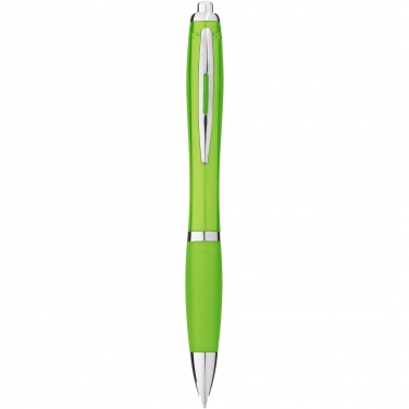 Logo trade business gifts image of: Nash ballpoint pen coloured barrel and grip