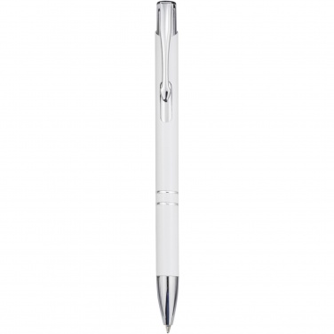 Logo trade promotional gifts image of: Moneta aluminium click ballpoint pen (blue ink)