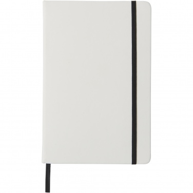 Logotrade promotional gifts photo of: Spectrum A5 white notebook with coloured strap