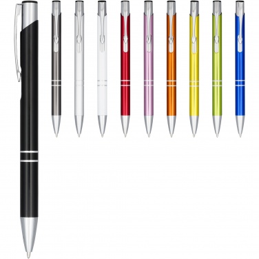 Logotrade promotional products photo of: Moneta anodized aluminium click ballpoint pen