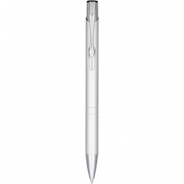 Logo trade promotional gifts picture of: Moneta anodized aluminium click ballpoint pen