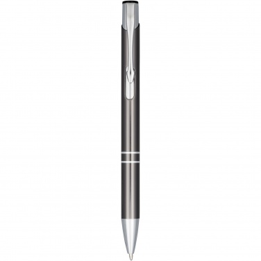 Logo trade advertising product photo of: Moneta anodized aluminium click ballpoint pen