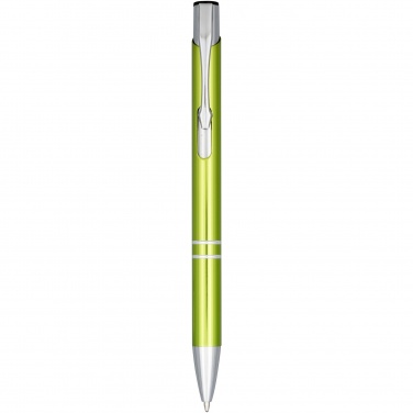 Logo trade promotional product photo of: Moneta anodized aluminium click ballpoint pen