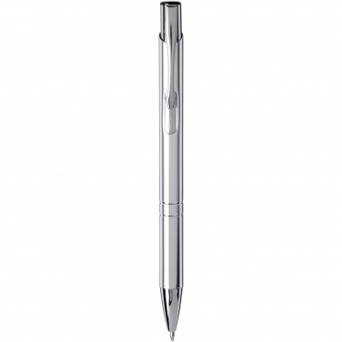 Logo trade promotional giveaway photo of: Moneta anodized aluminium click ballpoint pen