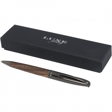 Logo trade promotional gifts image of: Loure wood barrel ballpoint pen