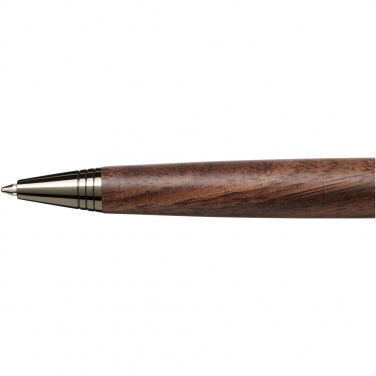 Logo trade promotional item photo of: Loure wood barrel ballpoint pen
