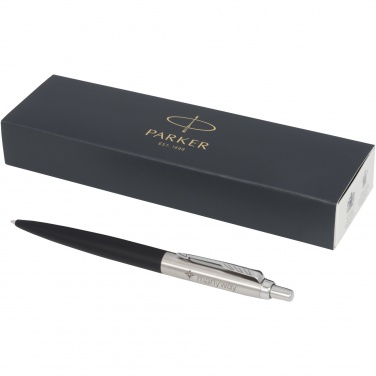 Logo trade promotional giveaway photo of: Parker Jotter XL matte with chrome trim ballpoint pen