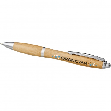 Logo trade advertising products picture of: Nash bamboo ballpoint pen