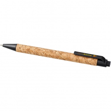 Logo trade promotional products picture of: Midar cork and wheat straw ballpoint pen