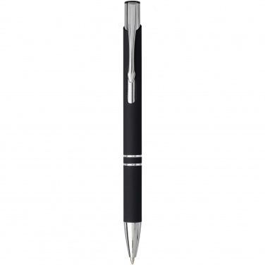 Logo trade promotional gifts image of: Moneta soft touch ballpoint pen