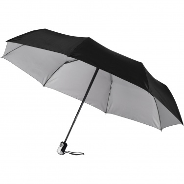 Logo trade business gifts image of: Alex 21.5" foldable auto open/close umbrella