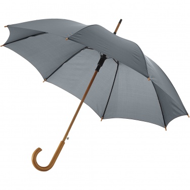 Logotrade promotional item image of: Kyle 23" auto open umbrella wooden shaft and handle