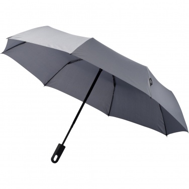 Logo trade business gifts image of: Trav 21.5" foldable auto open/close umbrella
