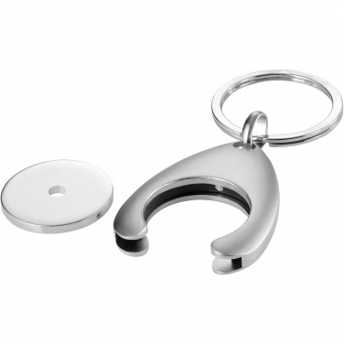 Logotrade promotional merchandise image of: Trolley coin holder keychain