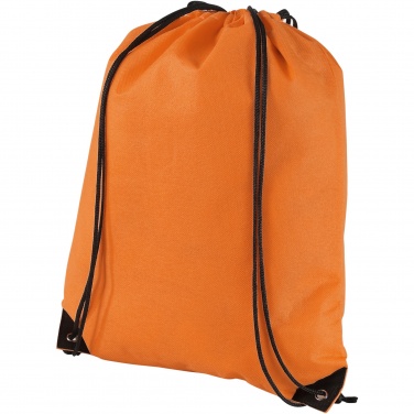 Logo trade advertising products image of: Evergreen non-woven drawstring bag 5L