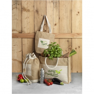 Logo trade promotional merchandise picture of: Goa jute sailor duffel bag 16L