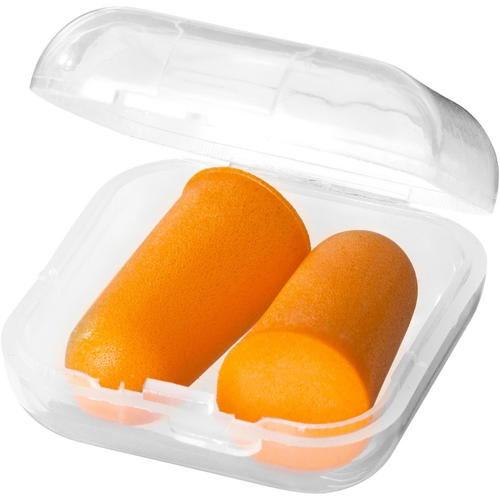 Logo trade advertising product photo of: Serenity earplugs with travel case