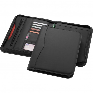 Logo trade advertising products picture of: Ebony A4 zippered portfolio