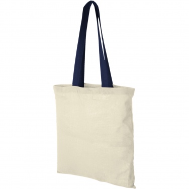 Logotrade promotional merchandise image of: Nevada 100 g/m² cotton tote bag coloured handles 7L