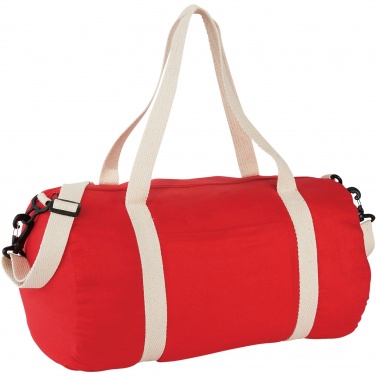 Logotrade promotional merchandise photo of: Cochichuate cotton barrel duffel bag 25L