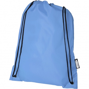 Logo trade promotional gifts picture of: Oriole RPET drawstring bag 5L