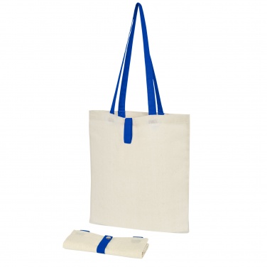 Logo trade promotional giveaway photo of: Nevada 100 g/m² cotton foldable tote bag 7L