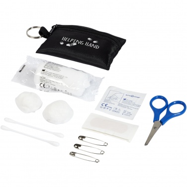 Logo trade promotional items image of: Valdemar 16-piece first aid keyring pouch