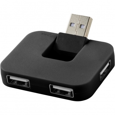 Logo trade advertising products image of: Gaia 4-port USB hub