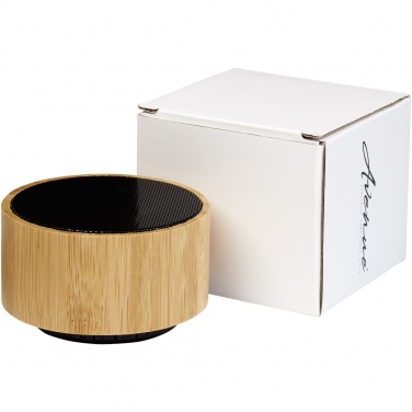 Logo trade promotional gift photo of: Cosmos bamboo Bluetooth® speaker