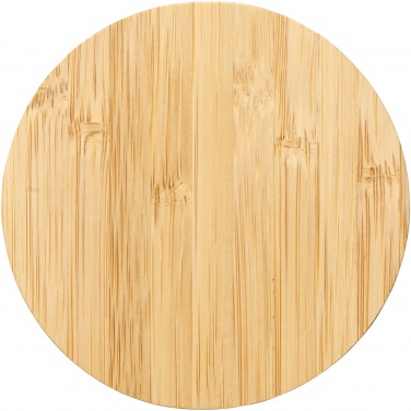 Logotrade promotional item image of: Essence 5W bamboo wireless charging pad