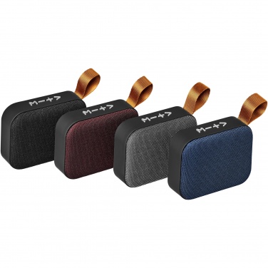 Logo trade promotional merchandise photo of: Fashion fabric Bluetooth® speaker
