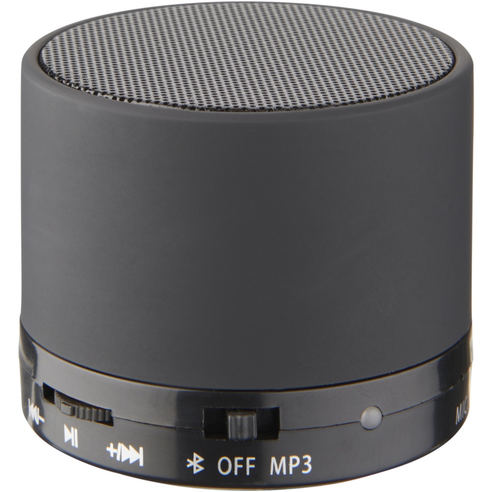 Logotrade promotional gift picture of: Duck cylinder Bluetooth® speaker with rubber finish