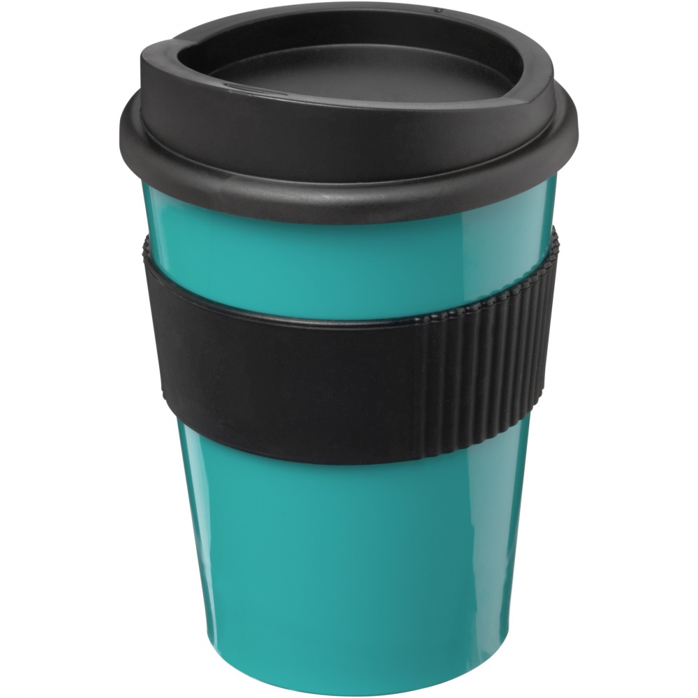 Logo trade promotional gifts picture of: Americano® Medio 300 ml tumbler with grip