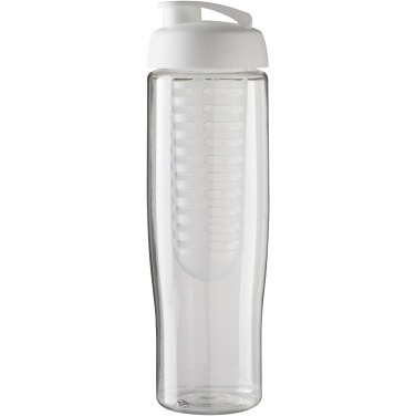 Logo trade promotional merchandise image of: H2O Active® Tempo 700 ml flip lid sport bottle & infuser