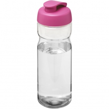 Logo trade promotional merchandise image of: H2O Active® Base 650 ml flip lid sport bottle