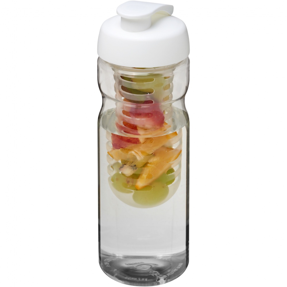 Logotrade promotional product image of: H2O Active® Base 650 ml flip lid sport bottle & infuser