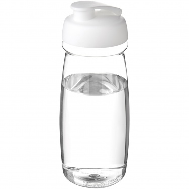 Logo trade business gifts image of: H2O Active® Pulse 600 ml flip lid sport bottle