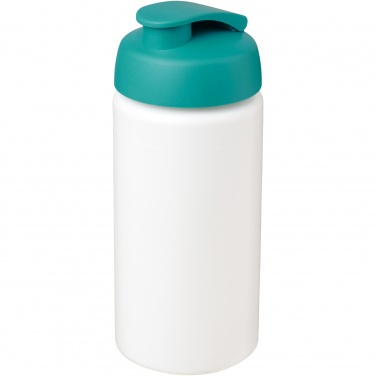 Logo trade promotional product photo of: Baseline® Plus grip 500 ml flip lid sport bottle