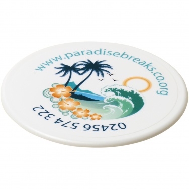 Logo trade corporate gift photo of: Renzo round plastic coaster