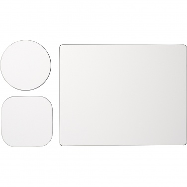 Logo trade corporate gifts picture of: Brite-Mat® mouse mat and coaster set combo 1