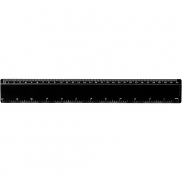 Logotrade promotional merchandise picture of: Terran 30 cm ruler from 100% recycled plastic