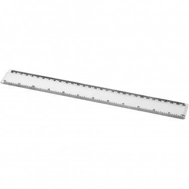 Logo trade business gifts image of: Renzo 30 cm plastic ruler