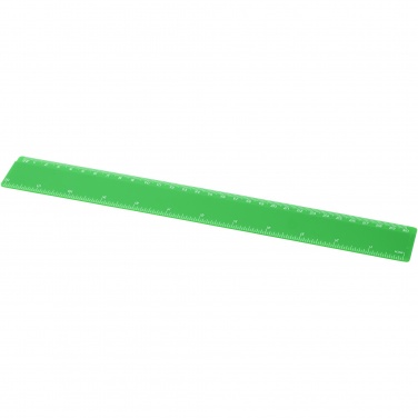 Logo trade promotional items image of: Renzo 30 cm plastic ruler