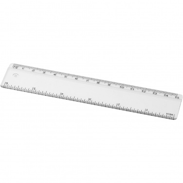 Logo trade advertising product photo of: Renzo 15 cm plastic ruler