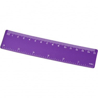 Logo trade promotional giveaways image of: Rothko 15 cm plastic ruler