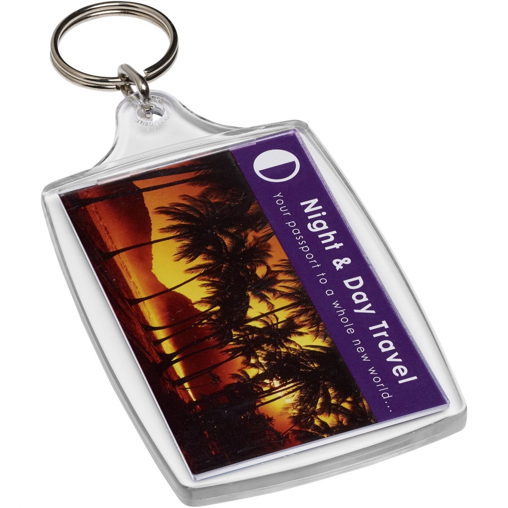 Logotrade promotional gift image of: Orca L4 large keychain