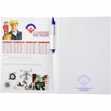 Logo trade promotional item photo of: Essential conference pack A4 notepad and pen